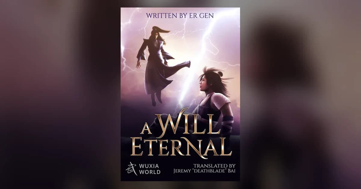 Official Wuxiaworld cover showing Bai Xiaochun against a warm golden cultivation backdrop