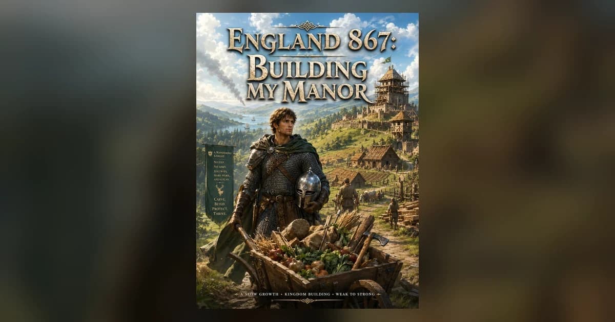 Real Webnovel cover for Medieval Times: I Was a Manor Lord in England, cropped from the review source