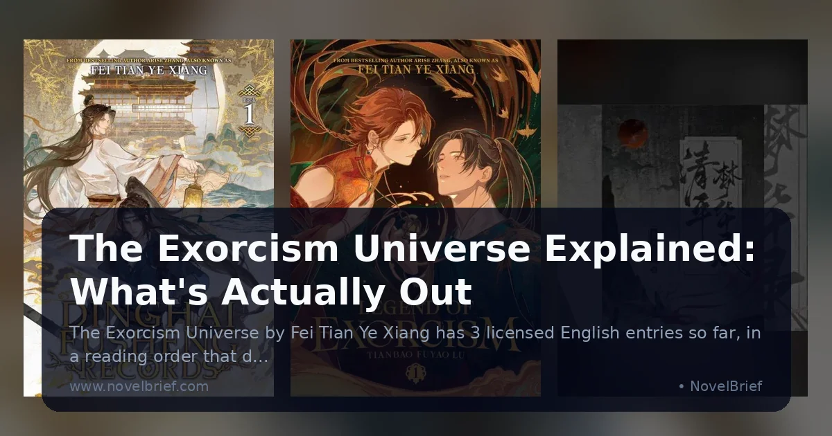 Preview: The Exorcism Universe Explained: What's Actually Out (Novels)